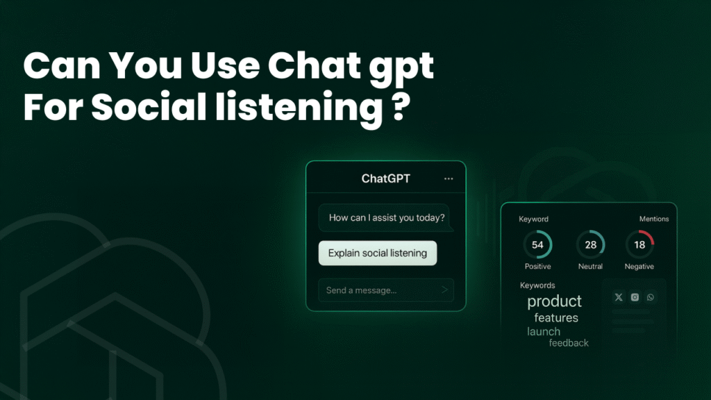 Can you use chat gpt for soicla listening