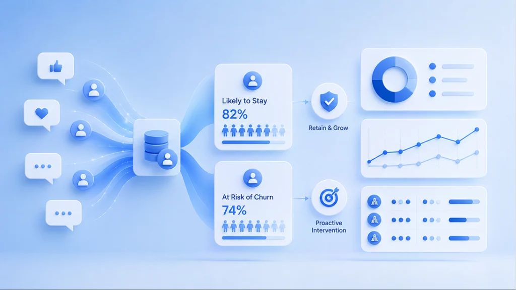 How to reduce customer churn using CX data and predictive analytics